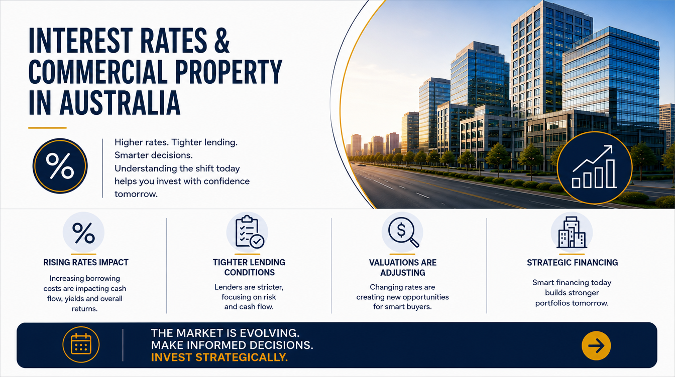 Interest Rates and Commercial Property Australia: How Financing Costs Are Changing Investment Decisions