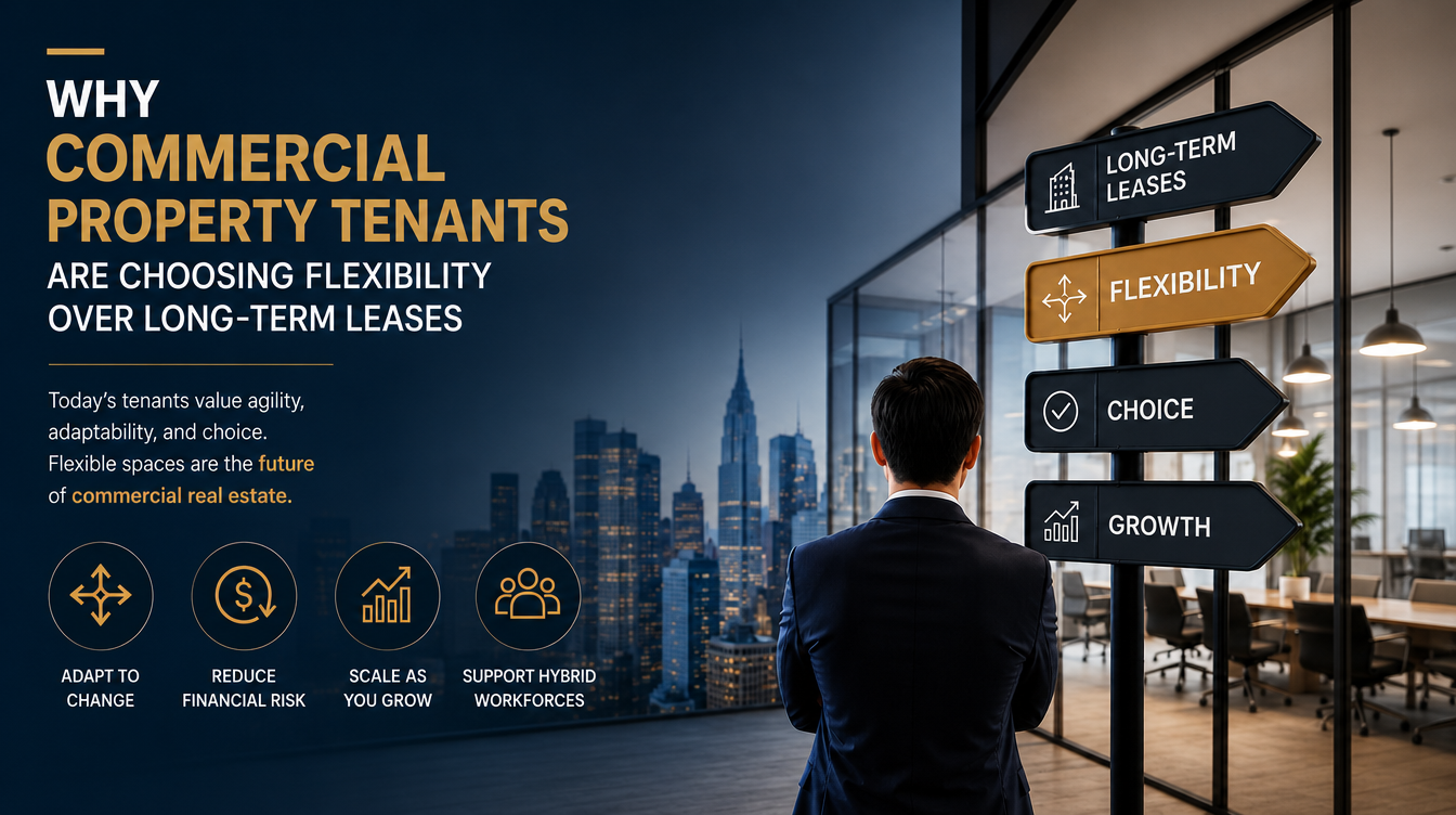 Why Commercial Property Tenants Are Choosing Flexibility Over Long-Term Leases