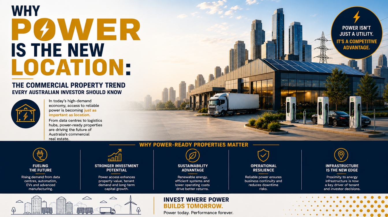 Why Power Is the New Location: The Commercial Property Trend Every Australian Investor Should Know