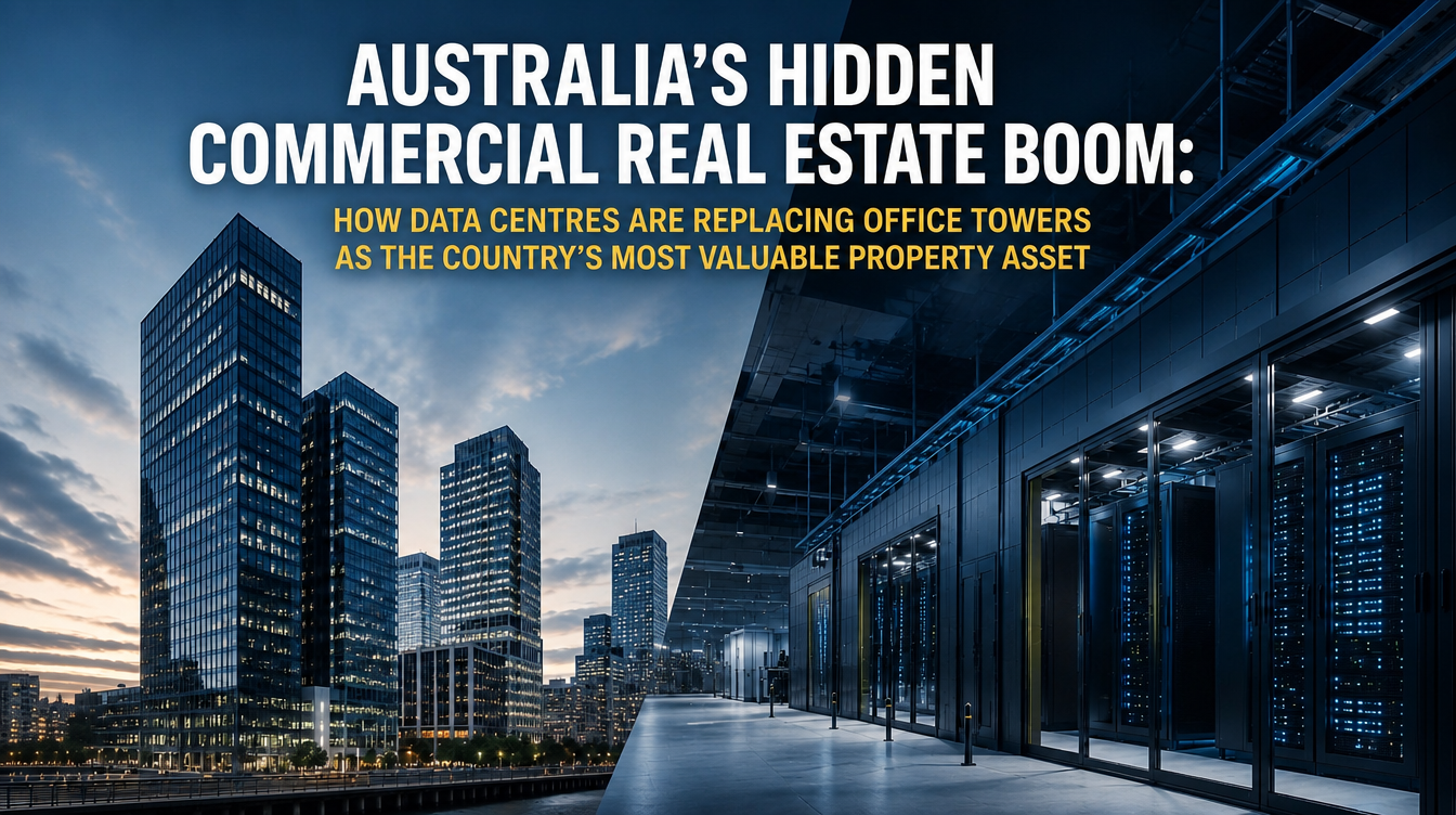 Australia's Hidden Commercial Real Estate Boom: How Data Centres Are Replacing Office Towers as the Country's Most Valuable Property Asset